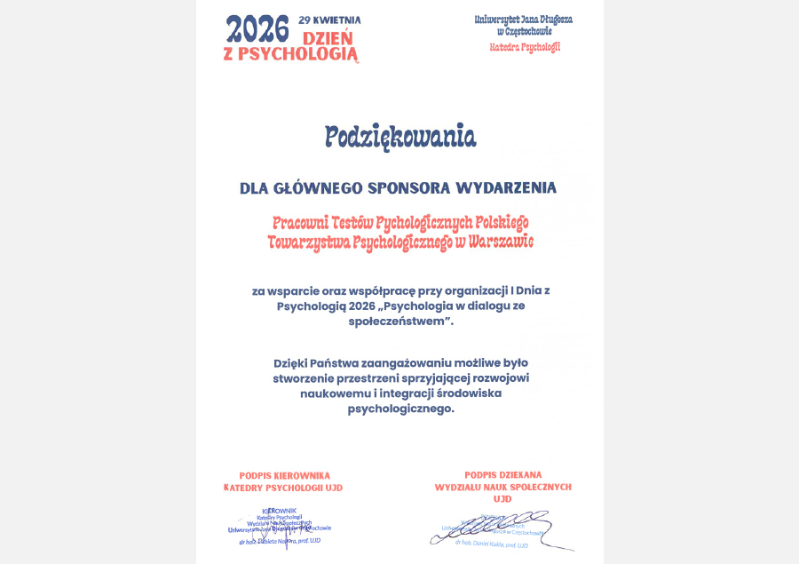 Dzień z Psychologią