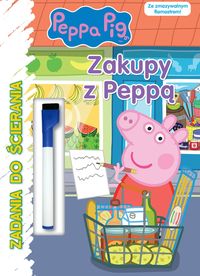 Świnka Peppa. Peppa Pig. Zadania do ścierania. Zakupy z Peppą
