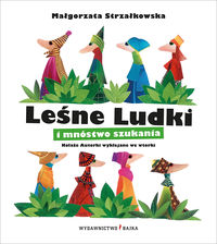 Leśne ludki i mnóstwo szukania. Kolaże autorki wyklejane we wtorki