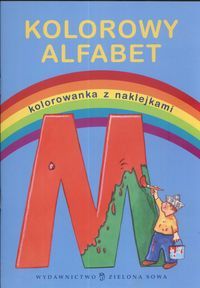 Kolorowy alfabet. M (niebieska)