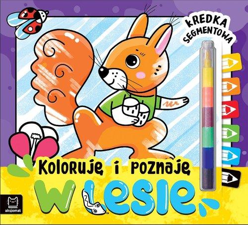 Koloruję i poznaję. W lesie +kredka segmentowa