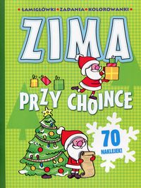 Zima. Przy choince. Łamigłówki - zadania - kolorowanki