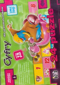 Cyfry.Układanka edukacyjna (5+)