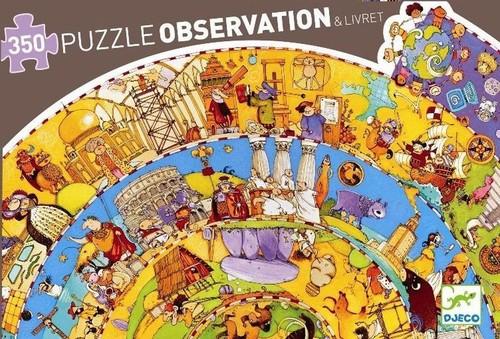 Puzzle observation. Historia świata - spirala czasu (350 elementów) (7+)