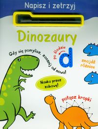 Napisz i zetrzyj. Dinozaury