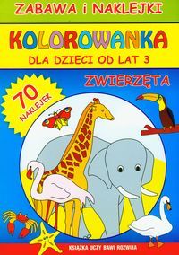 Kolorowanka dla dzieci od lat 3. Zwierzęta