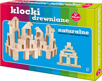 Klocki drewniane naturalne (3+)