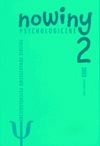 Nowiny Psychologiczne. Nr 2/2008