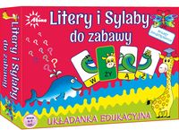 Litery i sylaby do zabawy. Układanka edukacyjna