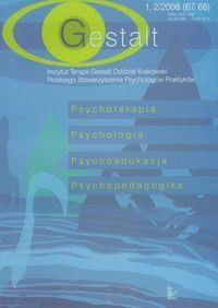 Gestalt. Czasopismo. Nr 1,2/2008 (67,68)