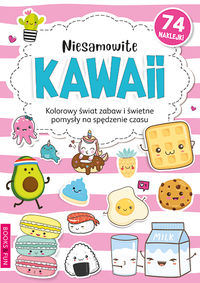 Niesamowite kawaii. Kolorowanka z naklejkami
