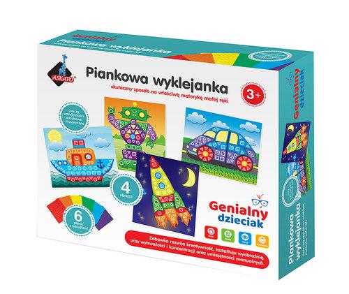 Genialny dzieciak. Piankowa wyklejanka 1