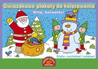 Witaj, bałwanku! Gwiazdkowe plakaty do kolorowania