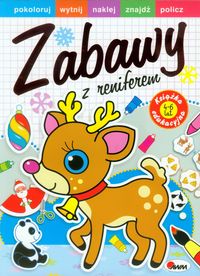 Zabawy z reniferem. Książka edukacyjna 4-6 lat