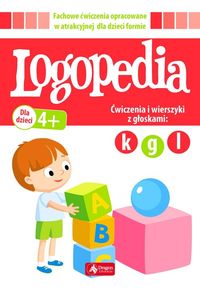 Logopedia. Ćwiczenia i wierszyki z głoskami k g l (4+)