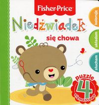 Niedźwiadek się chowa. Puzzle 4-elementowe (2+)