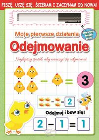 Moje pierwsze działania. Odejmowanie (+ pisak)