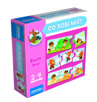 Co robi miś? Puzzle trio (2-4 lata)
