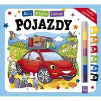 Mały artysta koloruje pojazdy+ kredka segmentowa (5+)