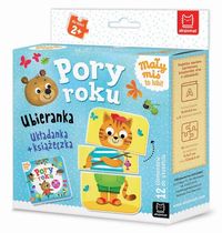 Mały miś to lubi. Pory roku. Ubieranka. Układanka + książeczka