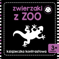 Książeczka kontrastowa. Zwierzaki z ZOO (3m+)