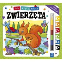 Mały artysta koloruje zwierzęta+ kredka segmentowa (5+)