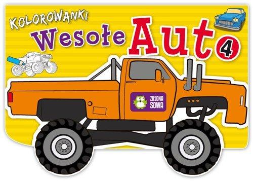 Wesołe auto 4. Kolorowanki