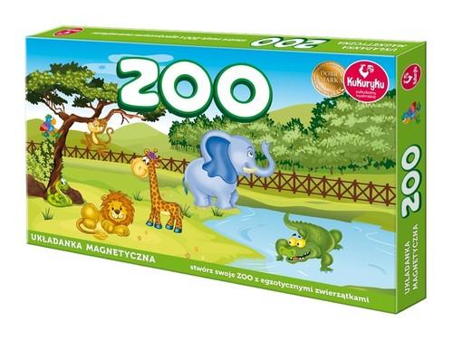 Układanka magnetyczna. ZOO