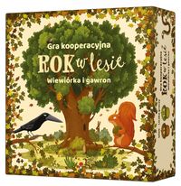 Rok w lesie. Wiewiórka i gawron. Gra planszowa (4+)