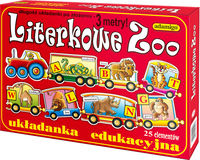 Literkowe ZOO - układanka edukacyjna (3+)