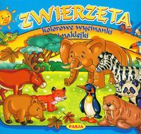 Zwierzęta. Kolorowe wycinanki i naklejki