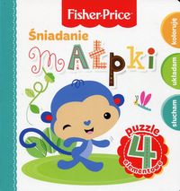 Śniadanie małpki. Puzzle 4-elementowe (2+)