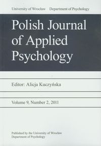 Polish Journal of Applied Psychology. Vol.9, Nr 2, 2011