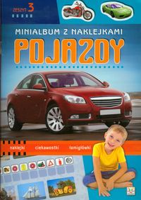 Minialbum z naklejkami-Pojazdy. Zeszyt 3