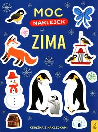 Moc naklejek. Zima