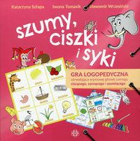Szumy, ciszki i syki. Gra logopedyczna utrwalająca wymowę głosek szeregu ciszącego, syczącego i szumiącego