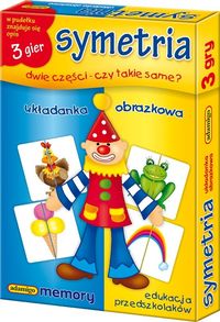 Symetria. Układanka obrazkowa. Gra edukacyjna (3+)