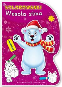 Kolorowanki. Wesoła zima