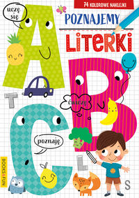Poznajemy literki ABC + naklejki