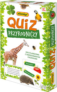 Quiz przyrodniczy. Gra planszowa z wierszowanymi zagadkami (5+)