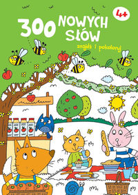 300 nowych słów (zielona). Znajdź i pokoloruj! (4+)