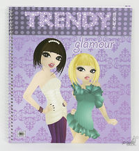 Trendy model. Glamour