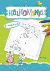 Kalkomania z naklejkami (misie)
