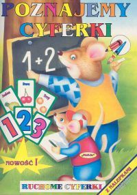 Poznajemy cyferki. Ruchome cyferki z naklejkami
