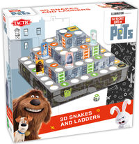 Sekretne życie zwierzaków domowych. Gra 3D Węże i drabiny (4+) / The Secret Life of Pets. 3D Game Snakes and Ladders (4+)