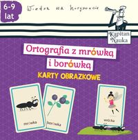Karty obrazkowe. Ortografia z mrówką i borówką 6-9 lat