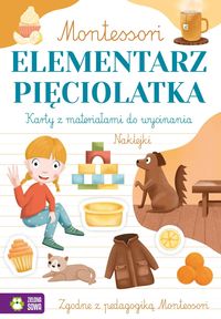 Montessori. Elementarz pięciolatka. Karty z materiałami do wycinania