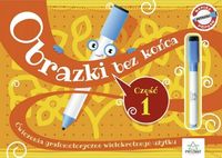 Obrazki bez końca. Część 1. Ćwiczenia grafomotoryczne wielokrotnego użytku + mazak z gąbką