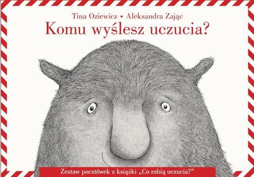 Komu wyślesz uczucia? Zestaw pocztówek z książki "Co robią uczucia?"