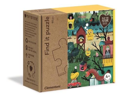 Puzzle Jesień. 60 elementów + 33 karty (4+)